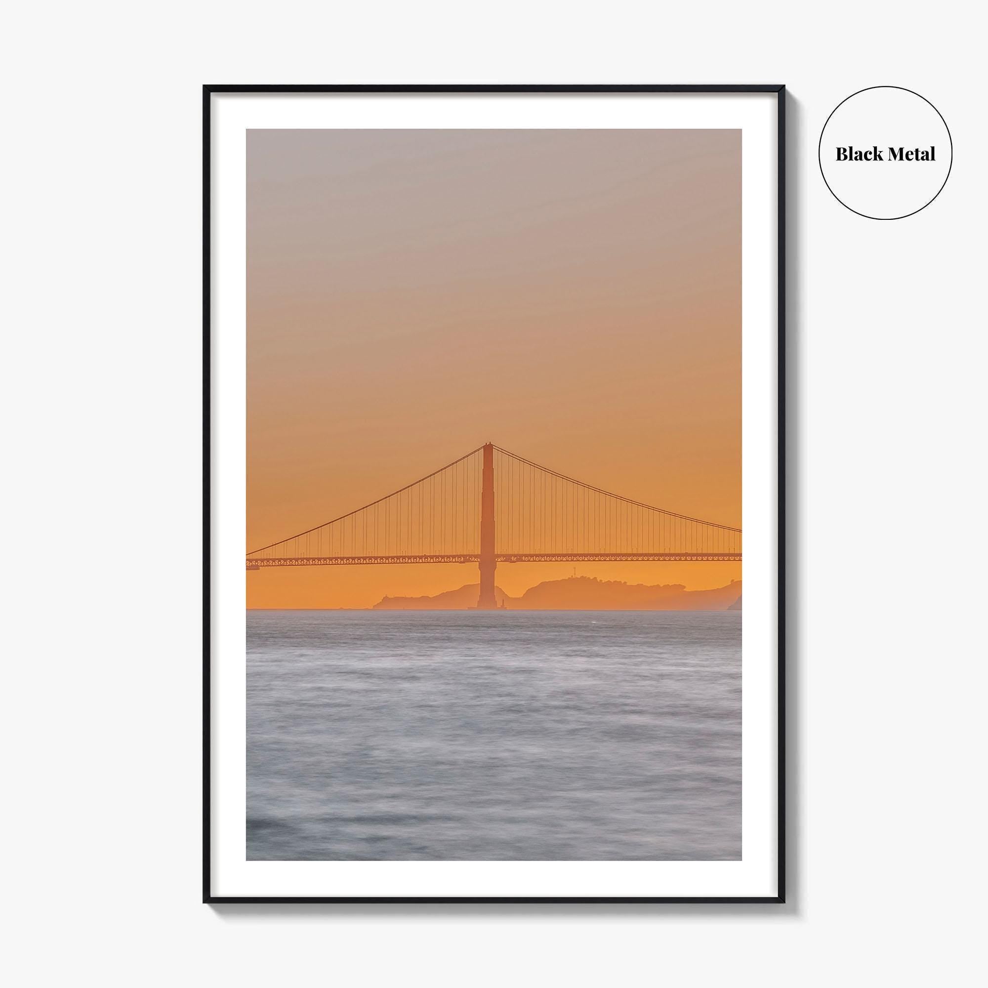 San Francisco Bay Area Golden Fine Art Photo Print, California Wall Poster, USA, SF