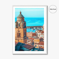Sorrento Fine Art Photo Print, Amalfi Coast Old Town, Naples Italy Wall Poster