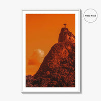 Rio de Janeiro Fine Art Photo Print, Christ the Redeemer, Brazil, Wall Decor Poster