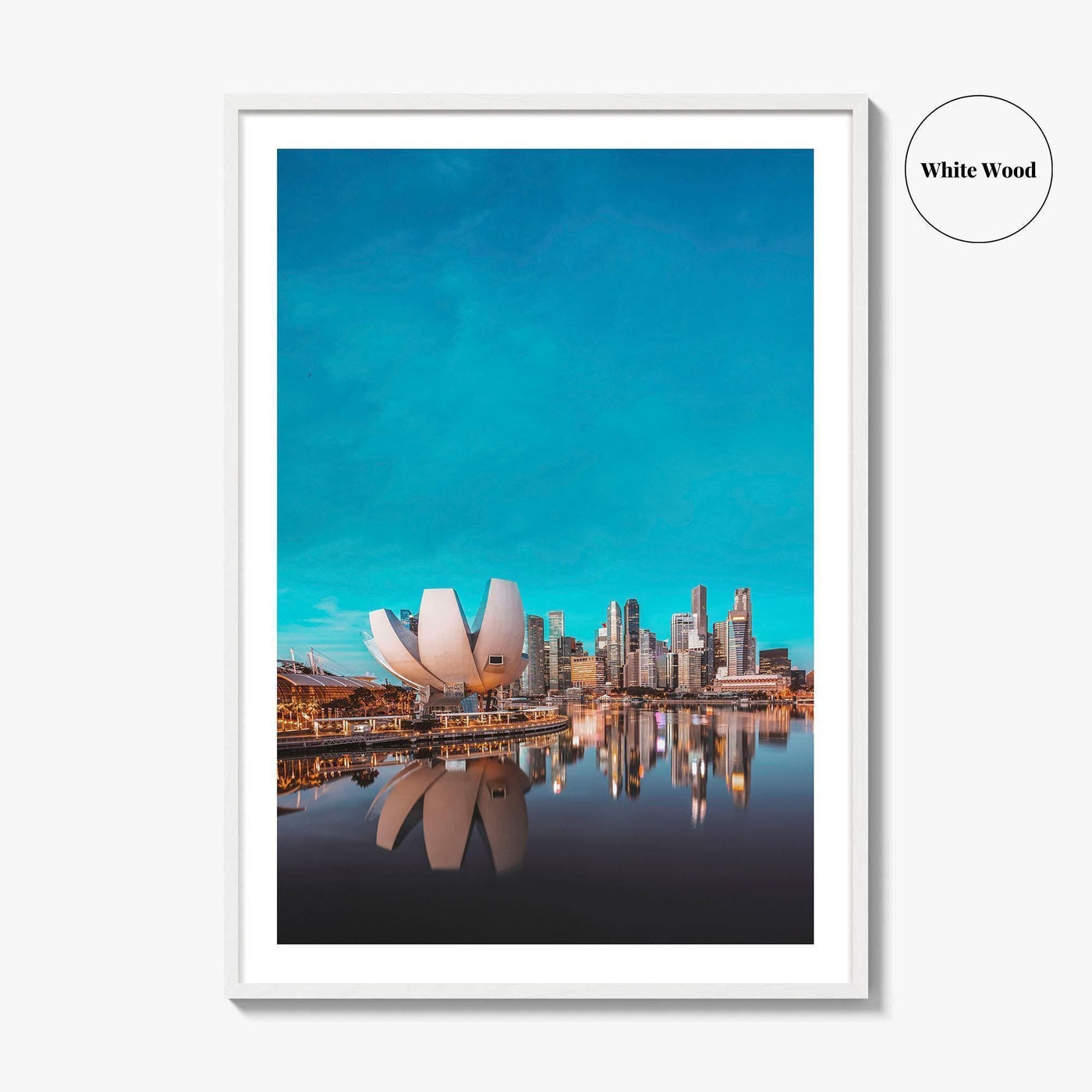 Singapore Skyline Fine Art Photo Print, Marina Bay, Photo Poster