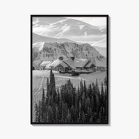 Sun Valley Black and White Fine Art Photo Print, Idaho, Ketchum, USA Wall Decor