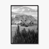Sun Valley Black and White Fine Art Photo Print, Idaho, Ketchum, USA Wall Decor