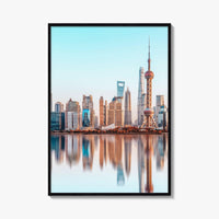 Shanghai Skyline Fine Art Photo Print, Wall Poster, Pudong, China
