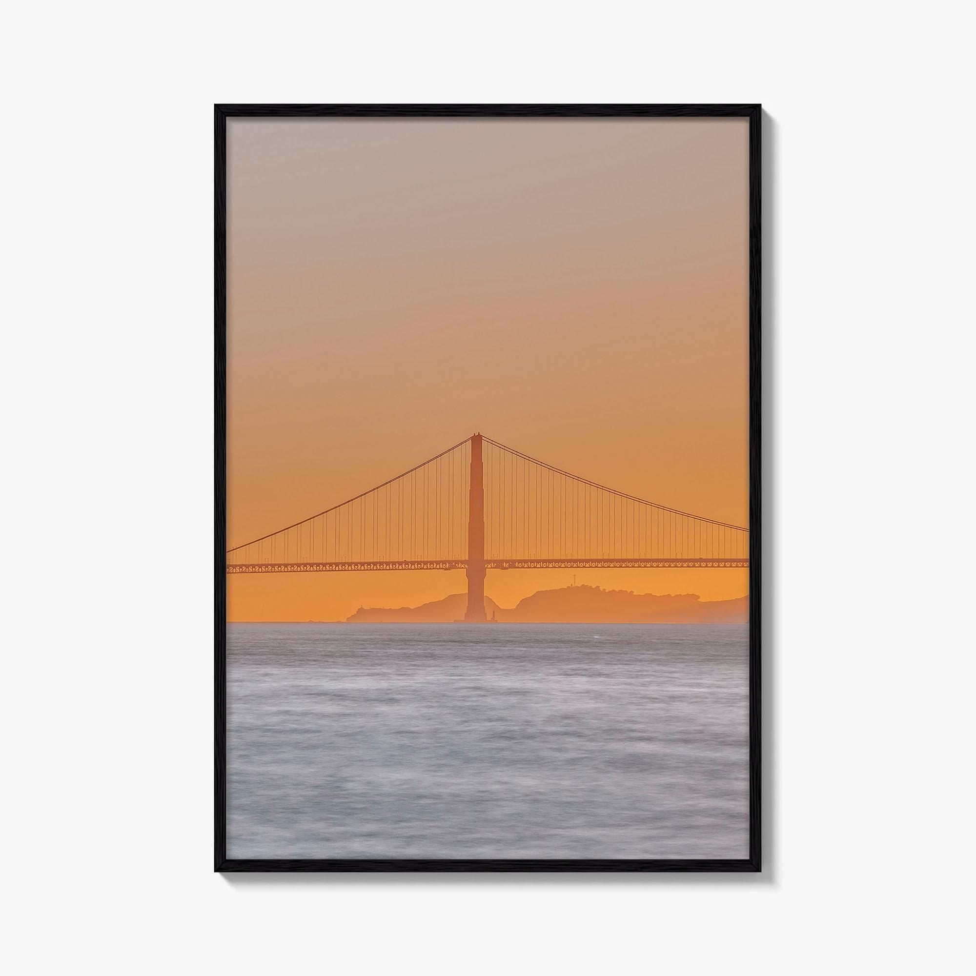 San Francisco Bay Area Golden Fine Art Photo Print, California Wall Poster, USA, SF