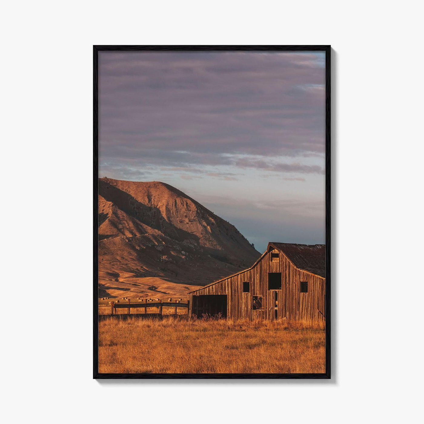 Bear Butte South Dakota Fine Art Photo Print, Sturgis, USA, Barn Poster