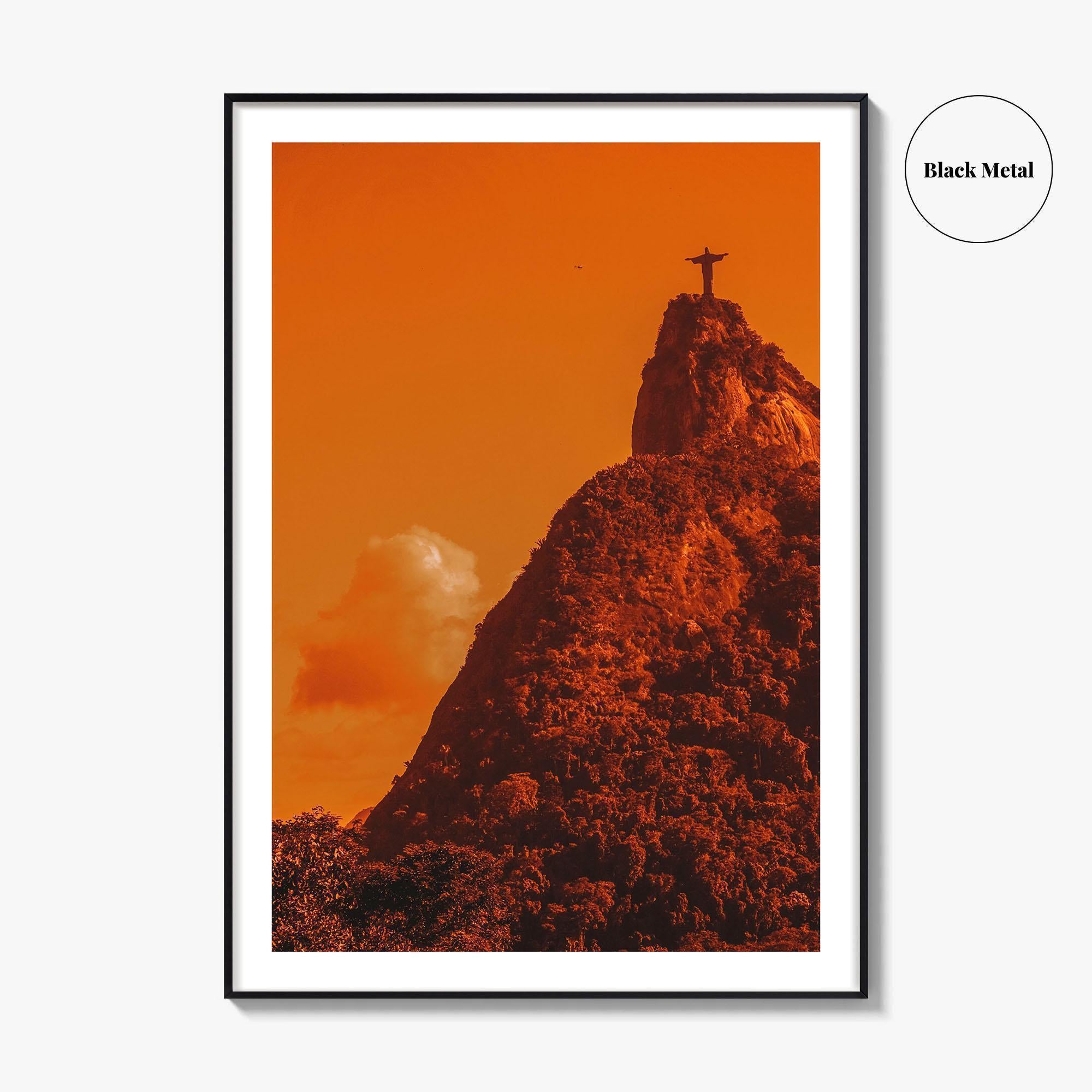 Rio de Janeiro Fine Art Photo Print, Christ the Redeemer, Brazil, Wall Decor Poster