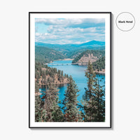 Lake Coeur d'Alene Fine Art Photo Print, Idaho USA Wall Decor Poster