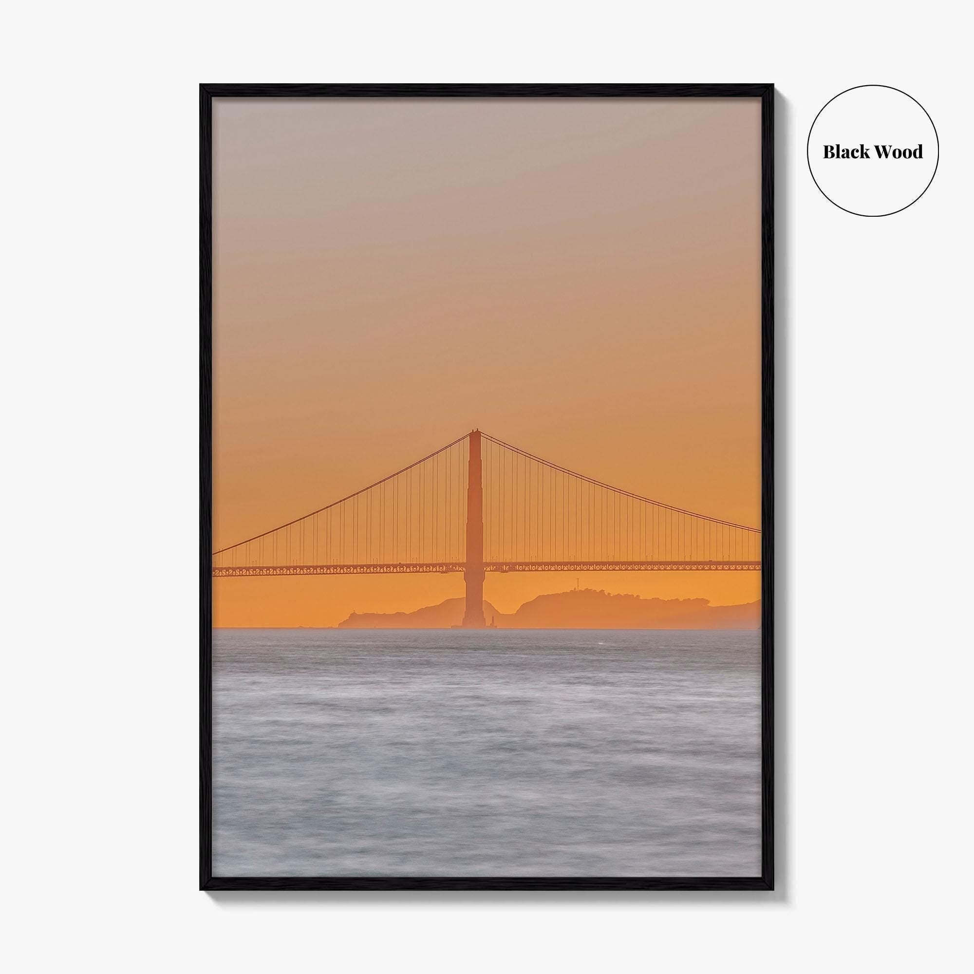 San Francisco Bay Area Golden Fine Art Photo Print, California Wall Poster, USA, SF