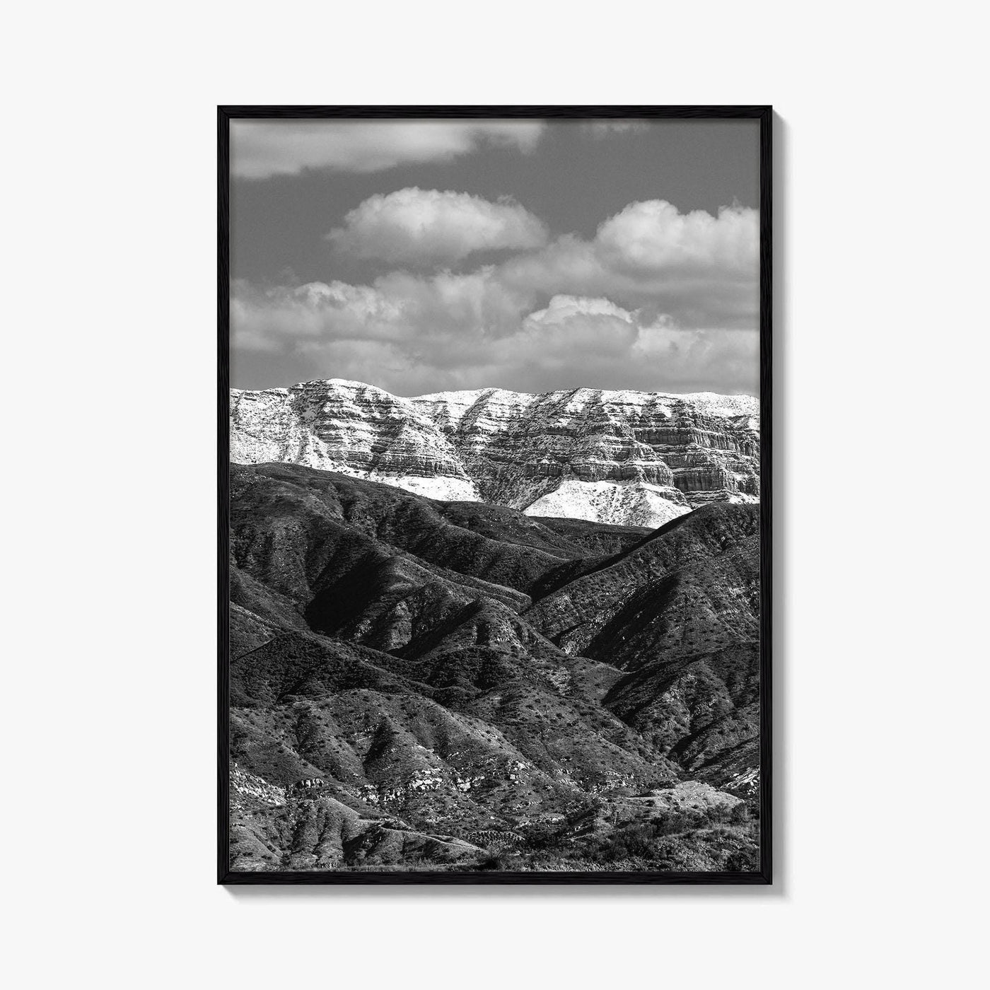 Ojai Black and White Fine Art Photo Print, Topa Topa Bluffs, California Poster