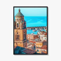 Sorrento Fine Art Photo Print, Amalfi Coast Old Town, Naples Italy Wall Poster