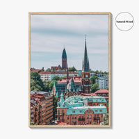 Gothenburg Skyline Fine Art Photo Print, Göteborg, Sweden Poster, Wall Decor