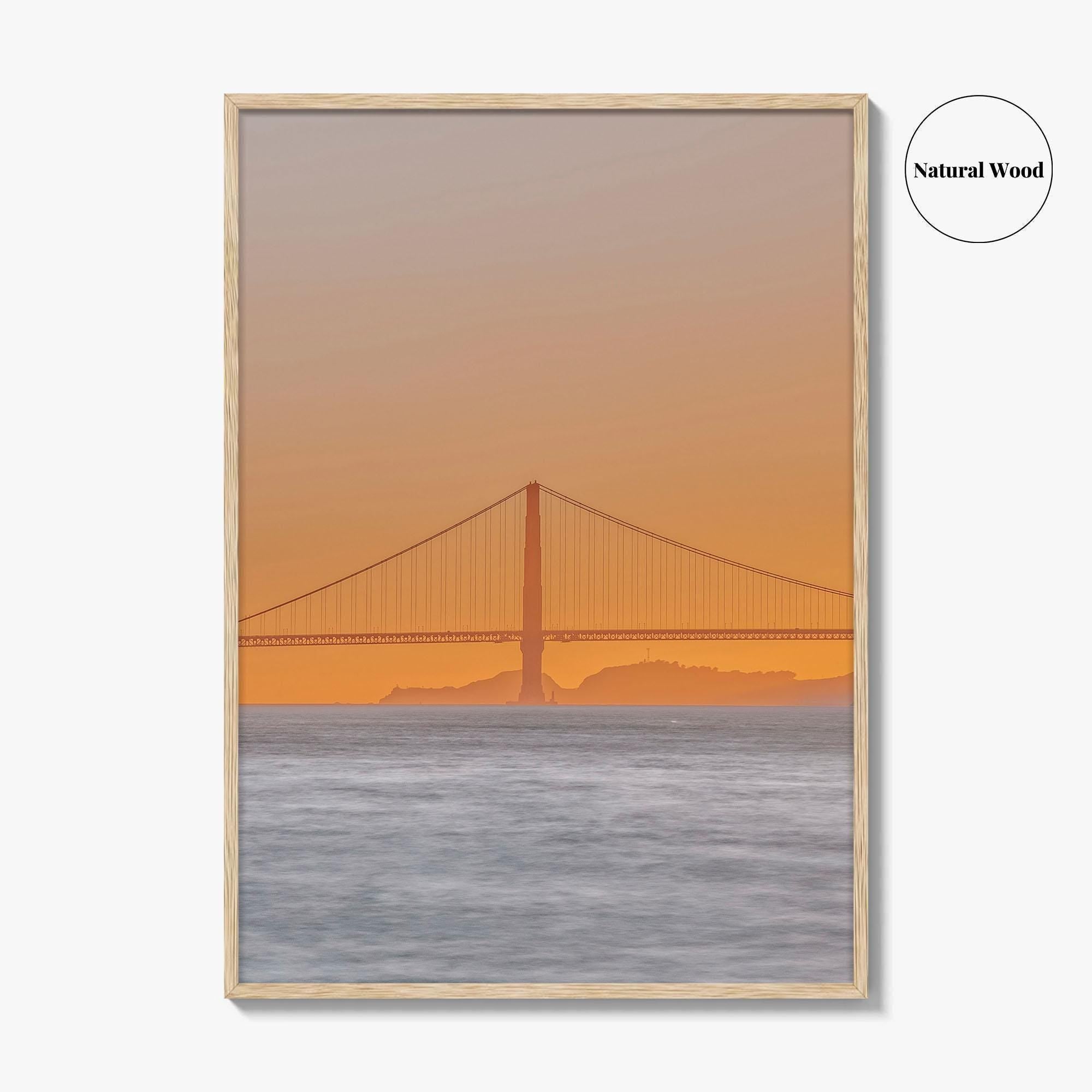 San Francisco Bay Area Golden Fine Art Photo Print, California Wall Poster, USA, SF