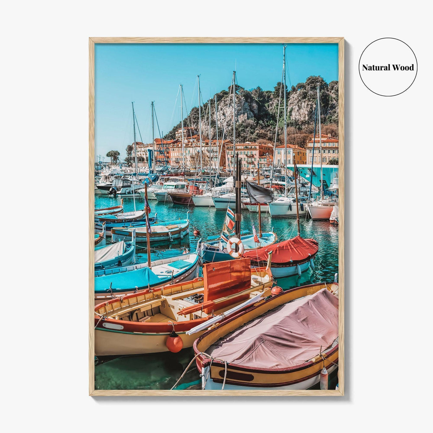 Nice Fine Art Photo Print, Old Fishing Port, France, French Riviera Wall Decor