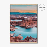 Lake Powell Fine Art Photo Print, Alstrom Point, Page Arizona, Wall Decor Poster