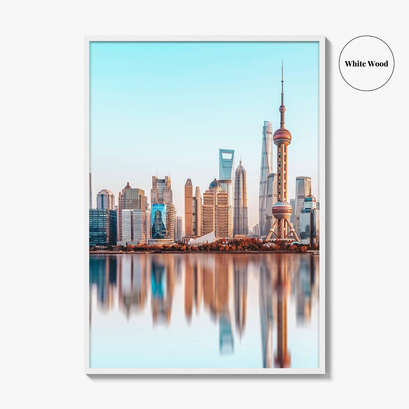 Shanghai Skyline Fine Art Photo Print, Wall Poster, Pudong, China
