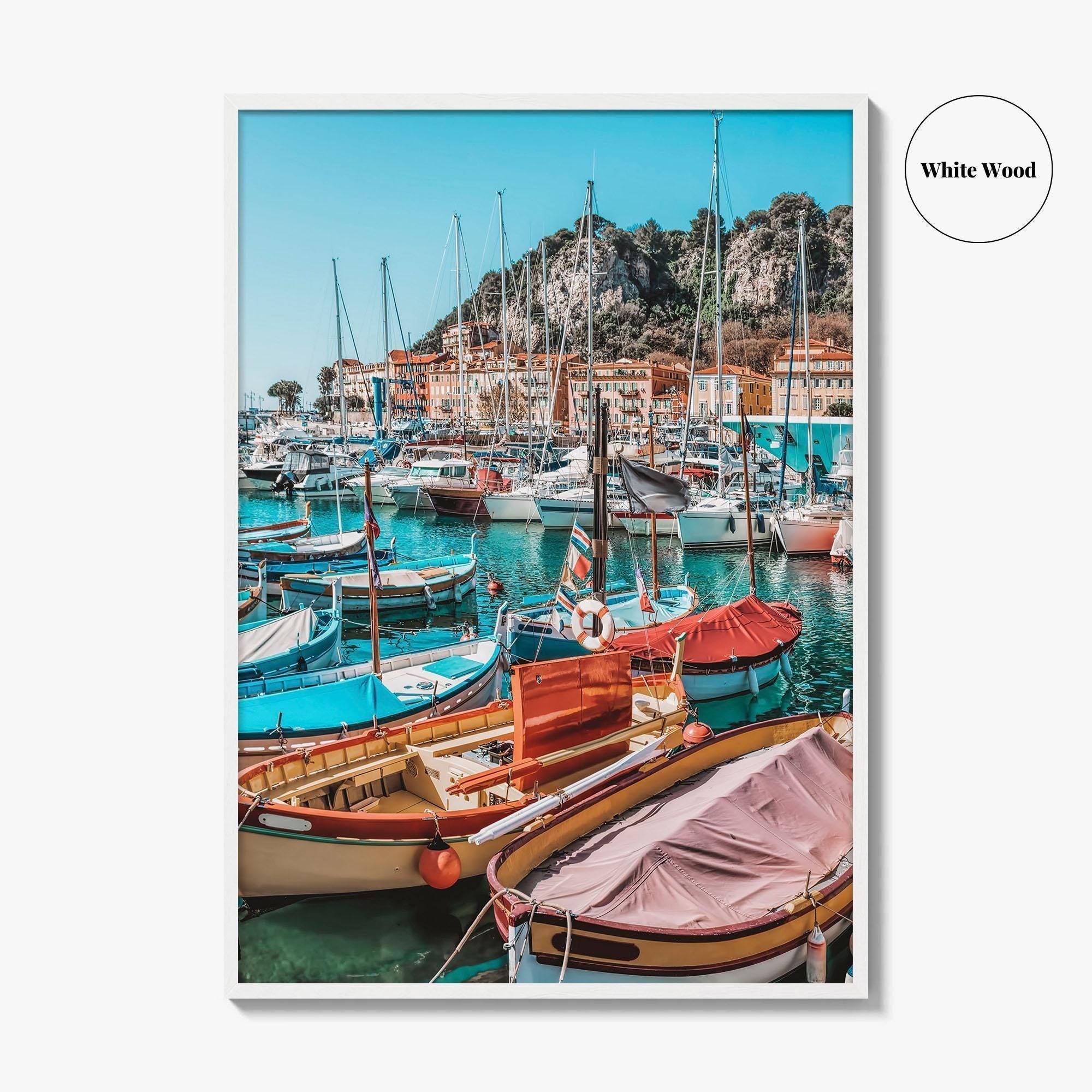 Nice Fine Art Photo Print, Old Fishing Port, France, French Riviera Wall Decor