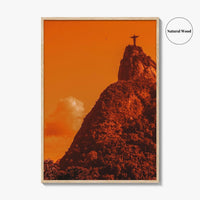 Rio de Janeiro Fine Art Photo Print, Christ the Redeemer, Brazil, Wall Decor Poster