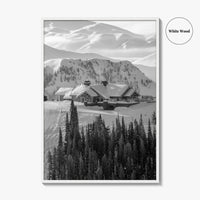 Sun Valley Black and White Fine Art Photo Print, Idaho, Ketchum, USA Wall Decor