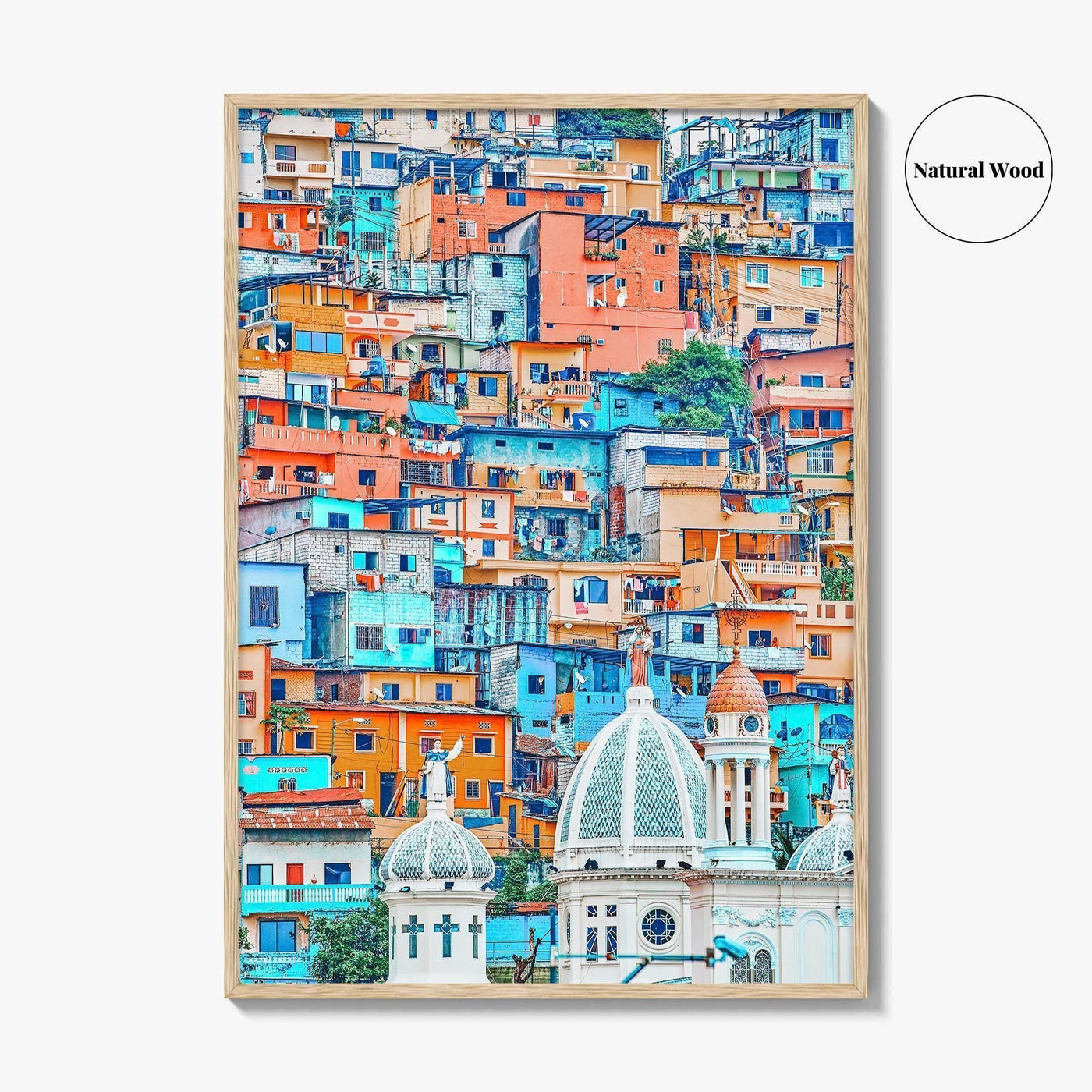 Guayaquil Fine Art Photo Print, Las Peñas, Santa Ana Hill, Ecuador Poster