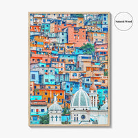 Guayaquil Fine Art Photo Print, Las Peñas, Santa Ana Hill, Ecuador Poster