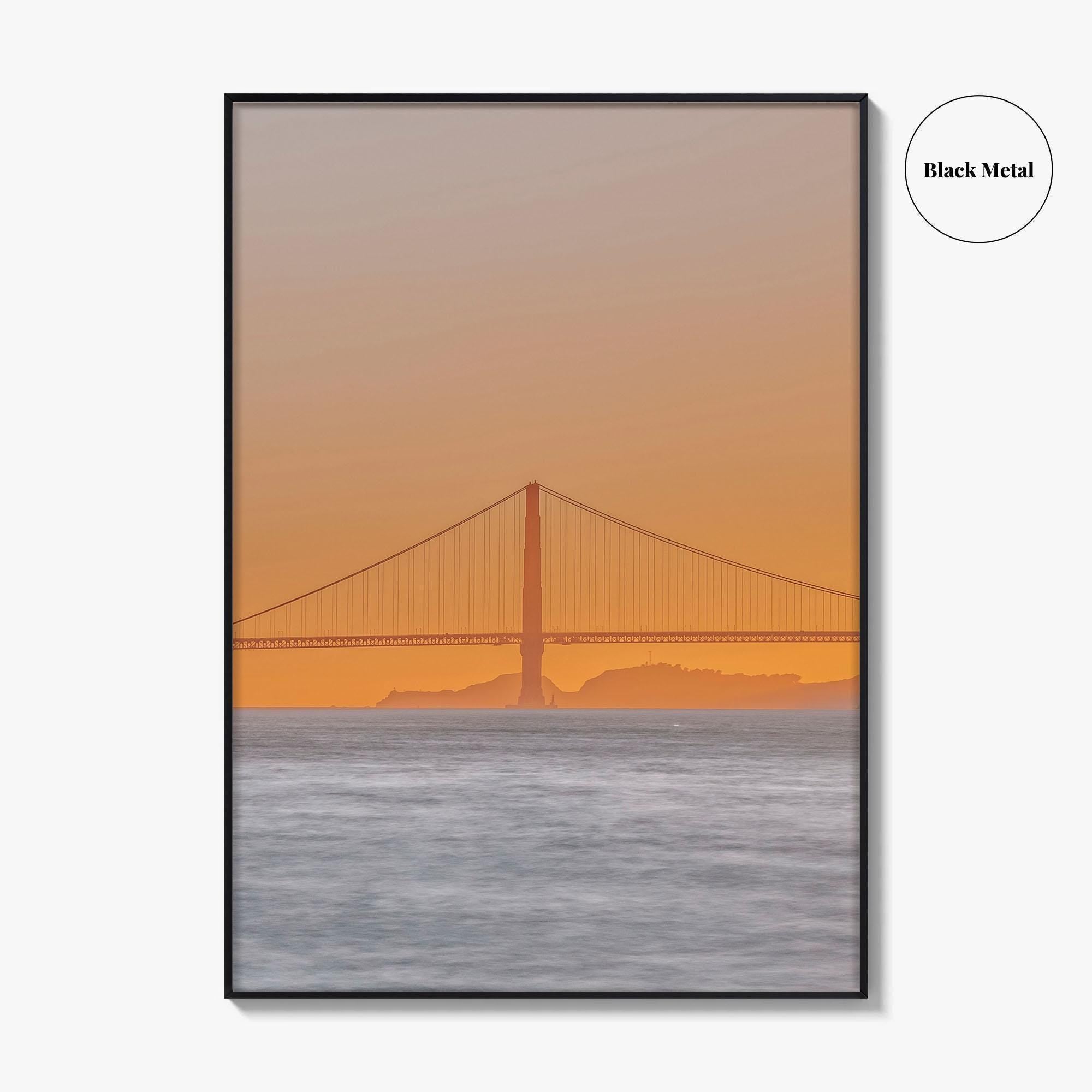 San Francisco Bay Area Golden Fine Art Photo Print, California Wall Poster, USA, SF