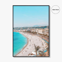 Nice Fine Art Photo Print, Cote d'Azur, French Riviera, France Wall Poster, Mediterranean Beach