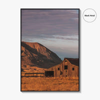 Bear Butte South Dakota Fine Art Photo Print, Sturgis, USA, Barn Poster