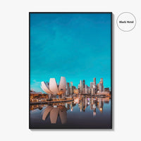 Singapore Skyline Fine Art Photo Print, Marina Bay, Photo Poster