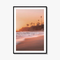 Laguna Beach Golden Fine Art Photo Print, Orange County California, Ocean Waves Wall Decor