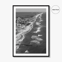 Outer Banks Black and White Fine Art Photo Print, Hatteras Island, North Carolina Poster