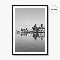 Key West Black and White Fine Art Photo Print, Florida Keys Poster