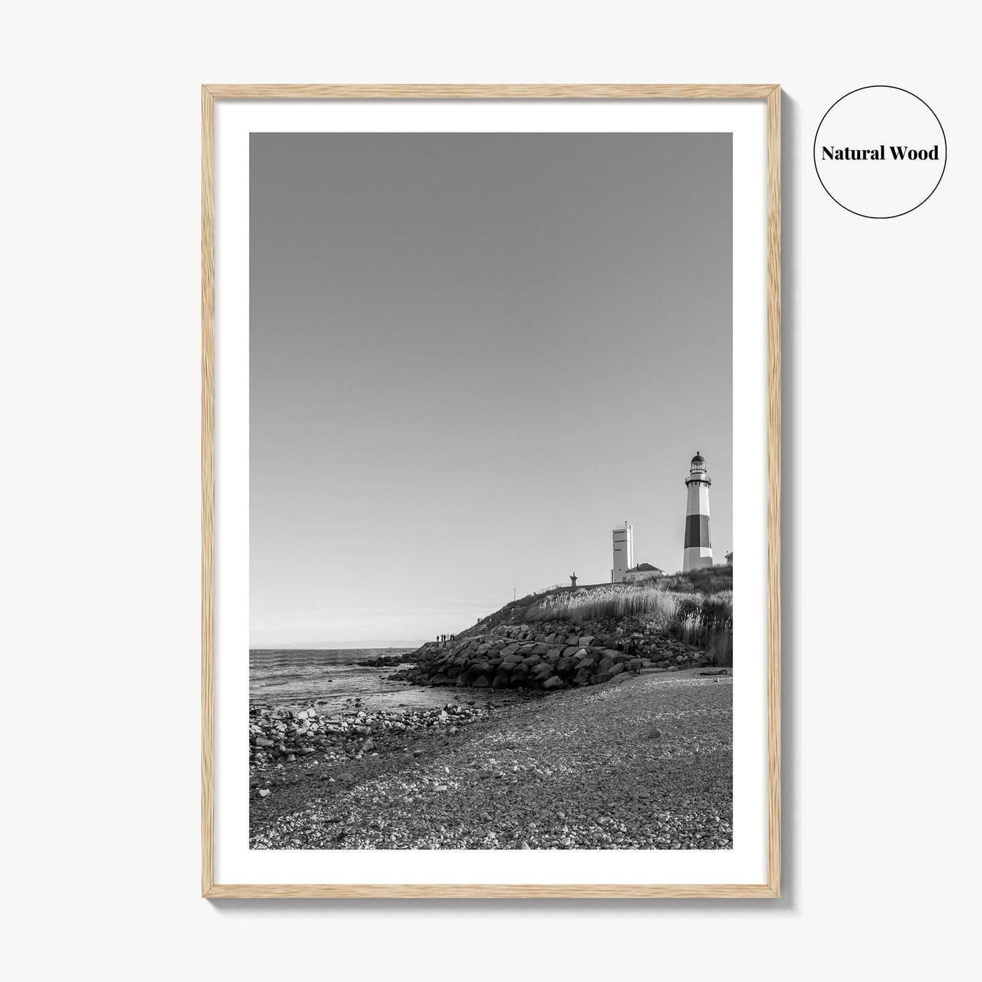 Montauk Black and White Fine Art Photo Print, Hamptons Long Island New York Poster