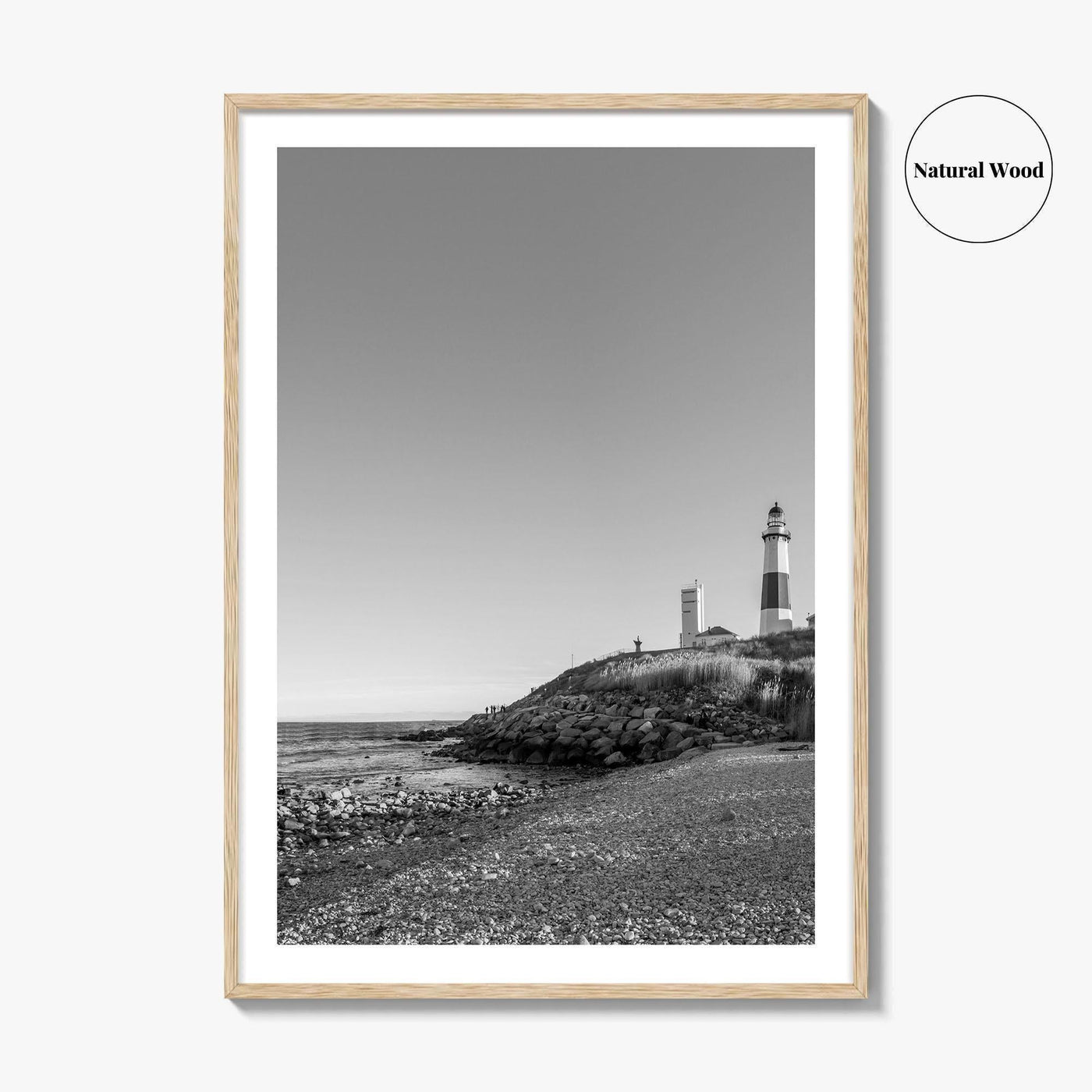 Montauk Black and White Fine Art Photo Print, Hamptons Long Island New York Poster