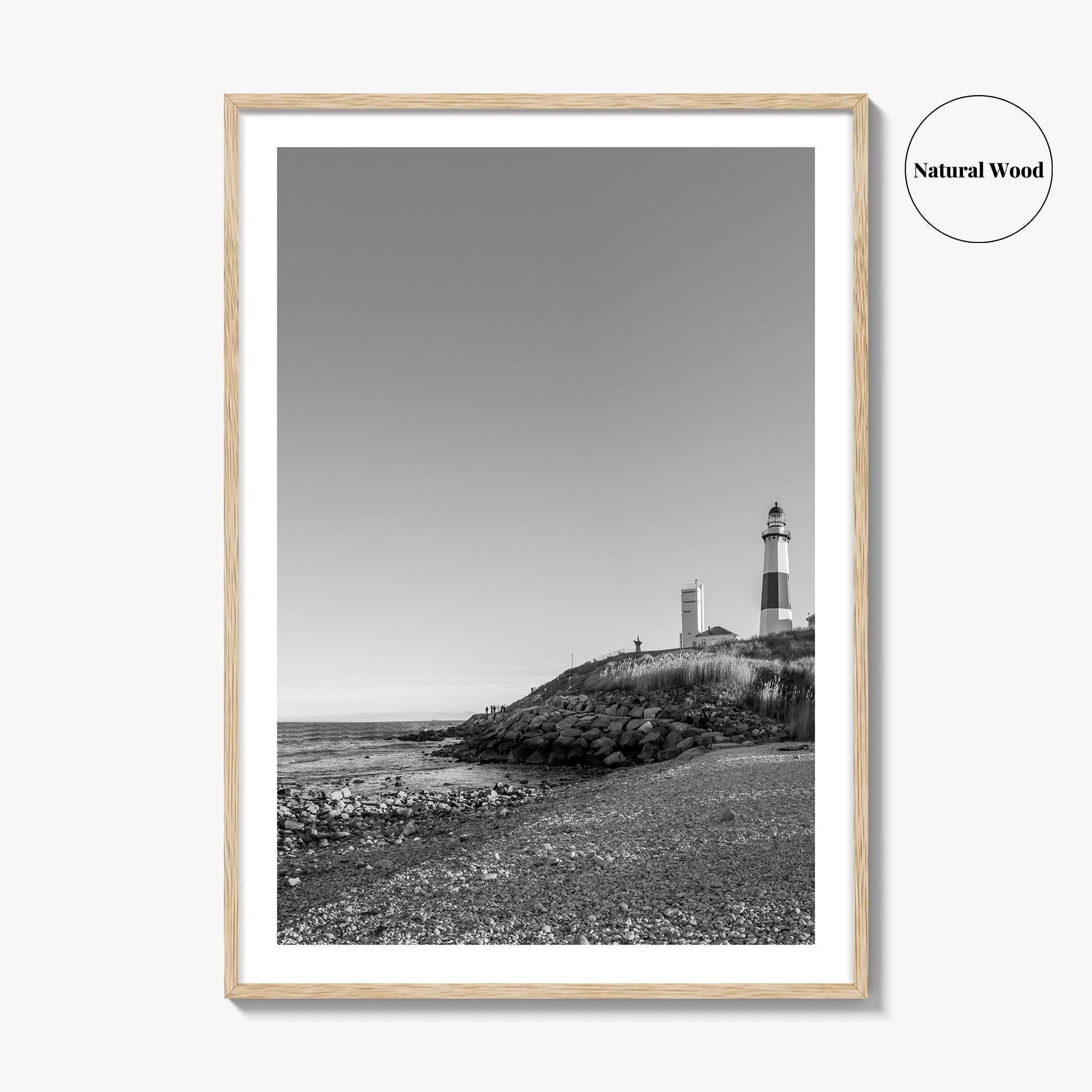 Montauk Black and White Fine Art Photo Print, Hamptons Long Island New York Poster