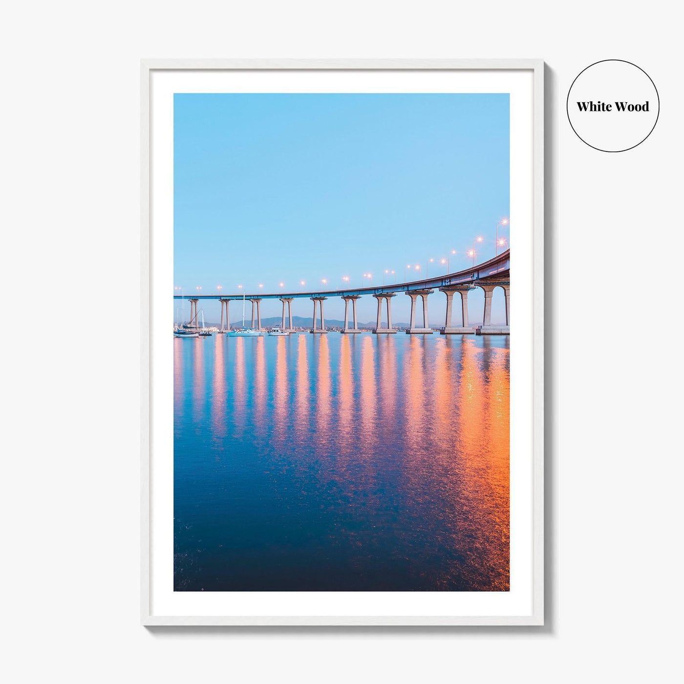 San Diego Fine Art Photo Print, Coronado Bridge, California USA, Wall Poster