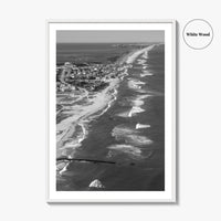 Outer Banks Black and White Fine Art Photo Print, Hatteras Island, North Carolina Poster