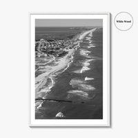 Outer Banks Black and White Fine Art Photo Print, Hatteras Island, North Carolina Poster