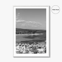 Runaway Bay Black and White Fine Art Photo Print, Jamaica Ocho Rios Poster