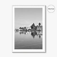 Key West Black and White Fine Art Photo Print, Florida Keys Poster