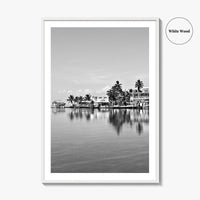 Key West Black and White Fine Art Photo Print, Florida Keys Poster