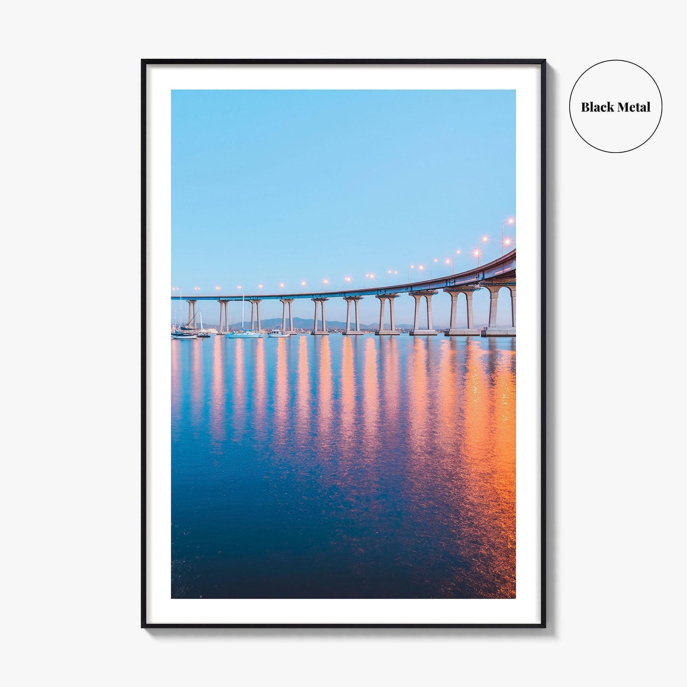 San Diego Fine Art Photo Print, Coronado Bridge, California USA, Wall Poster