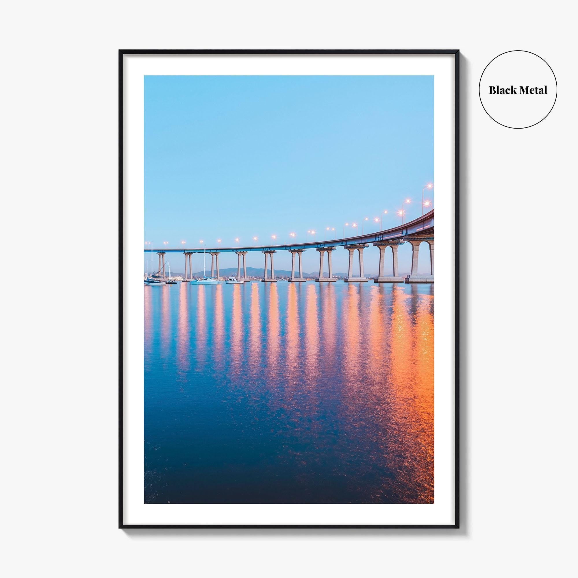 San Diego Fine Art Photo Print, Coronado Bridge, California USA, Wall Poster