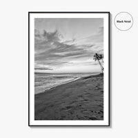 Maui Black and White Fine Art Photo Print, Kaanapali Lahaina Hawaii Poster