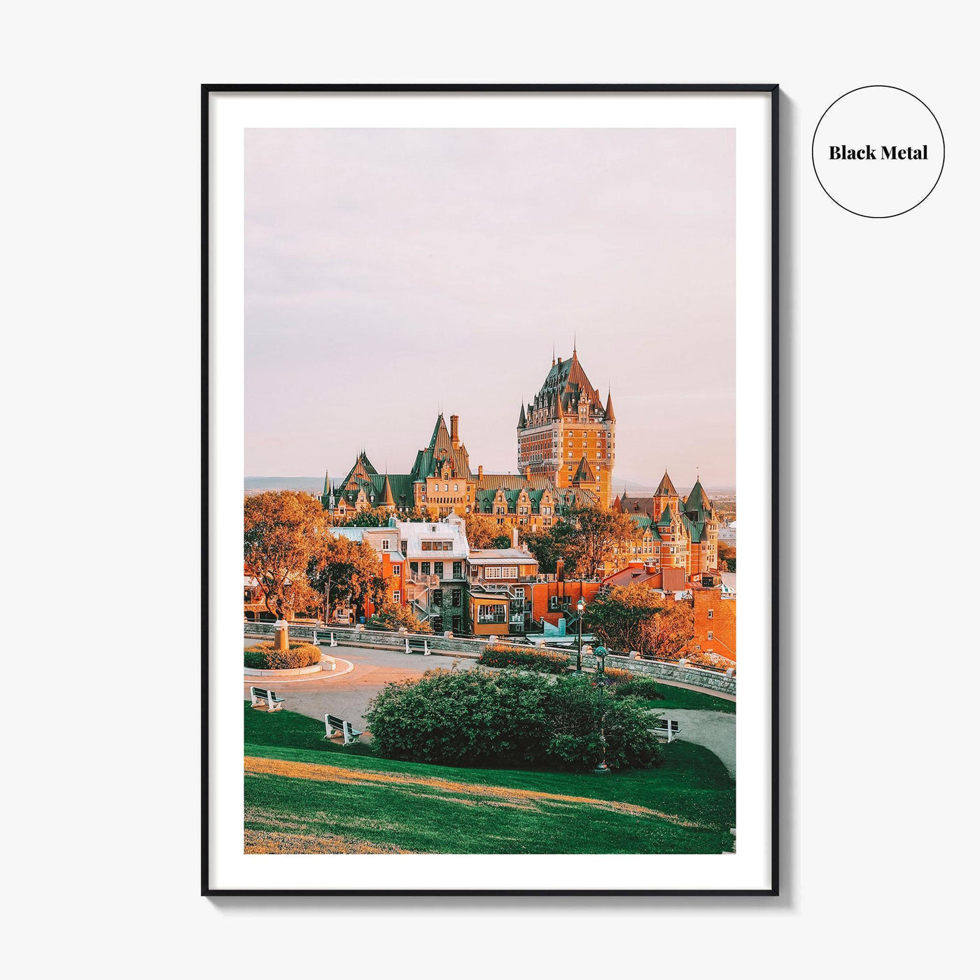 Quebec City Fine Art Photo Print, Château Frontenac, Old Quebec, Canada Poster