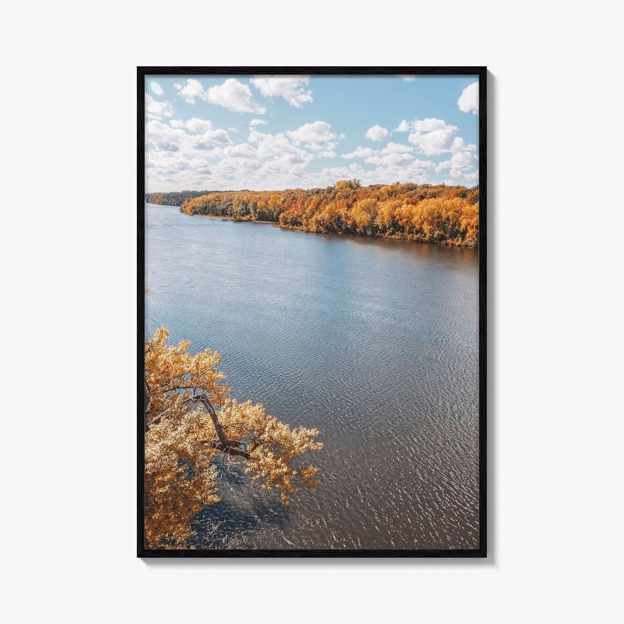 Mississippi River Fine Art Photo Print, Minnesota, USA, Wall Decor Poster