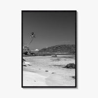 Lalomanu Beach Black and White Fine Art Photo Print, Samoa, Upolu, Wall Poster