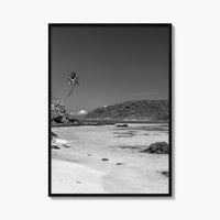 Lalomanu Beach Black and White Fine Art Photo Print, Samoa, Upolu, Wall Poster