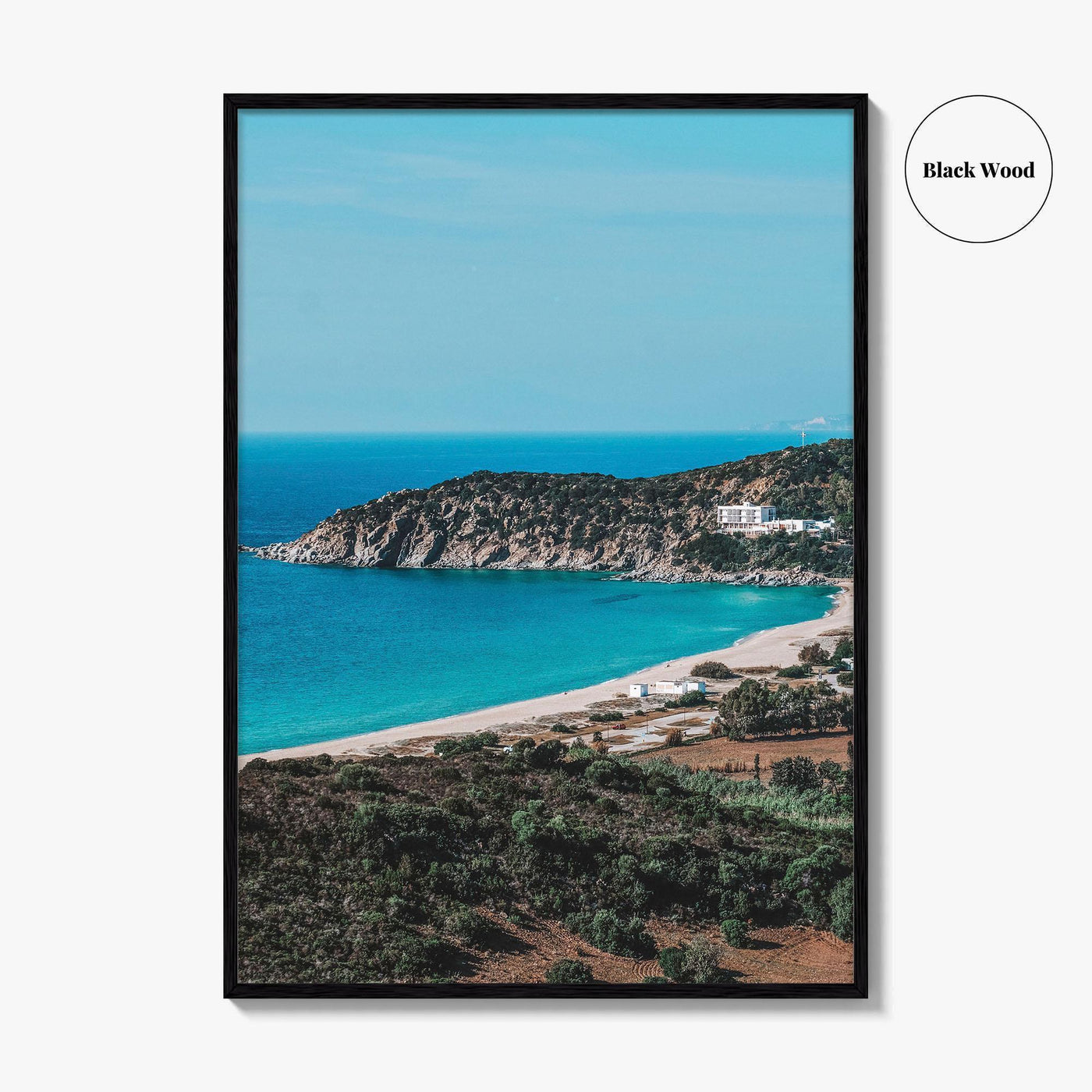 Solanas Beach Fine Art Photo Print, Villasimius, Sardinia, Italy Wall Decor Poster