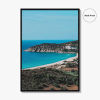 Solanas Beach Fine Art Photo Print, Villasimius, Sardinia, Italy Wall Decor Poster