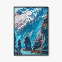 Kenai Fjords National Park Fine Art Photo Print, Sea Stacks, Alaska Poster